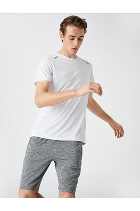 تیشرت سفید مردانه Straight Koton - کد 467244379