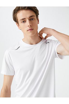 تیشرت سفید مردانه Straight Koton - کد 467244379