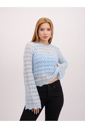 پلیور آبی زنانه Ajurlu TÜKATO - کد 873286769