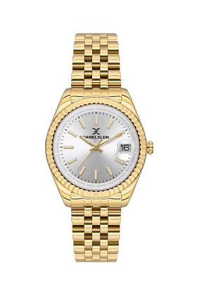 ساعت مچی طلائی زنانه 31-34 میلی متر Daniel Klein - کد 798605593