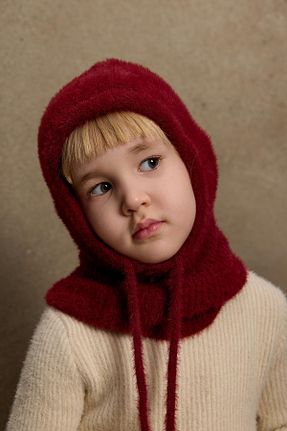 کلاه پشمی زرشکی بچه گانه Fahhar Kids - کد 874824428