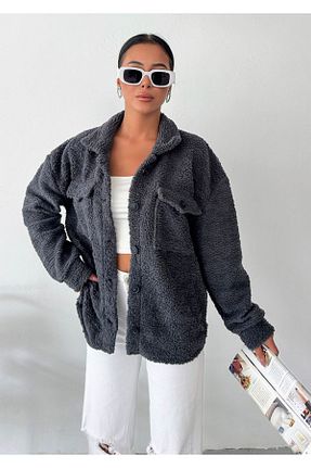 کت طوسی زنانه رگولار Know - کد 889086733
