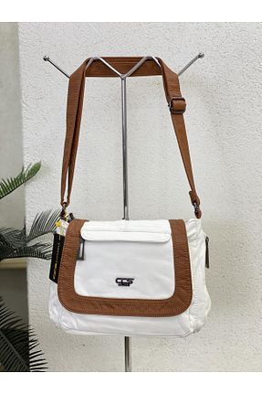 کیف پستچی سفید زنانه NUR KARACA - کد 768467705