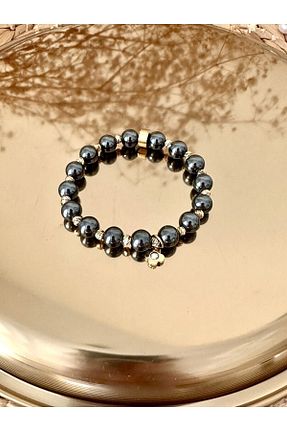 دستبند جواهر متالیک زنانه سنگ طبیعی byhulyacollections - کد 741891718
