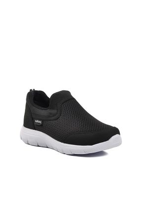کفش اسنیکر مشکی مردانه بدون بند WALKWAY - کد 703401468