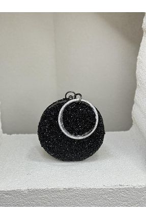 کیف مجلسی مشکی زنانه NUR KARACA - کد 809700424