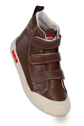 بوت / نیم بوت قهوه ای بچه گانه چرم مصنوعی Kiko Kids - کد 889983797