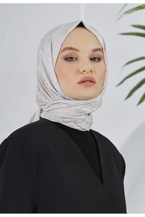 شال طوسی زنانه پلی استر Sima - کد 782588113