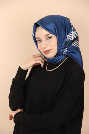 روسری سرمه ای İpek Tivil PAPLİO FERRE - کد 854413388