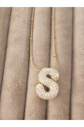 گردنبند استیل ( فولاد ) زرد زنانه استیل ضد زنگ Siya Silver - کد 868637055