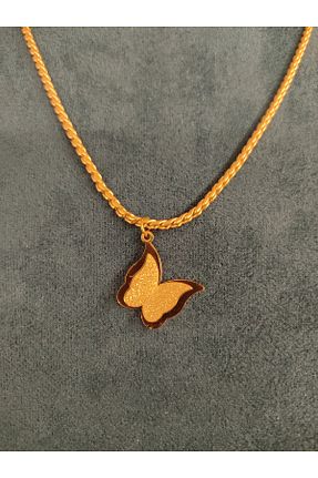 گردنبند استیل ( فولاد ) طلائی زنانه استیل (فولاد) Caglastore - کد 889272394