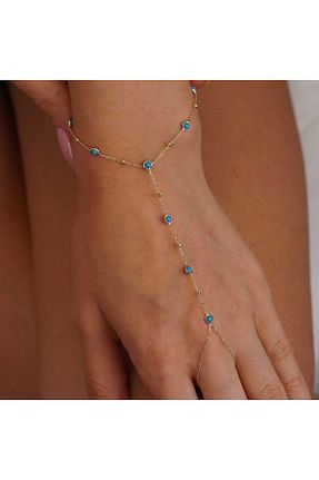 دستبند طلا زرد زنانه 14 عیار İzgi Kuyumculuk - کد 823240851