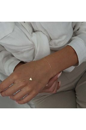 دستبند طلا زرد زنانه 14 عیار İzgi Kuyumculuk - کد 807627026