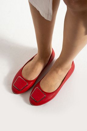 بابت قرمز زنانه چرم مصنوعی SMZ - کد 889330779
