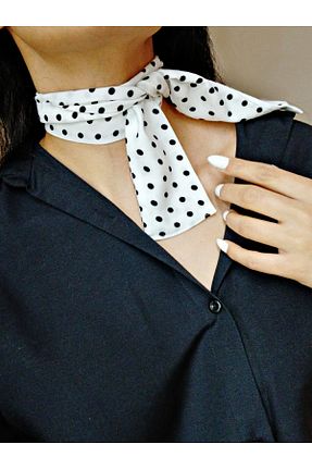 دستمال گردن سفید زنانه ویسکون Maia - کد 864397911