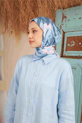 شال آبی زنانه İpekhan - کد 743287327