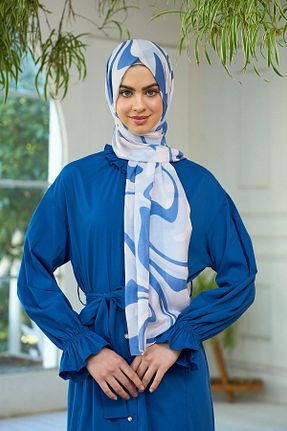 شال آبی زنانه İpekhan - کد 832896165