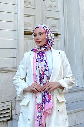 شال صورتی زنانه İpekhan - کد 772362395