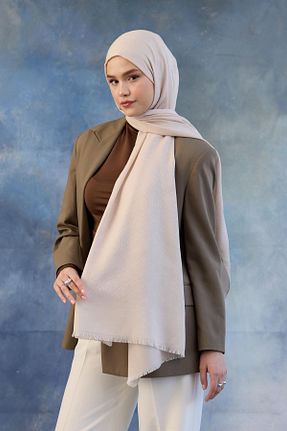 شال صورتی زنانه پنبه ای İpekhan - کد 889379868