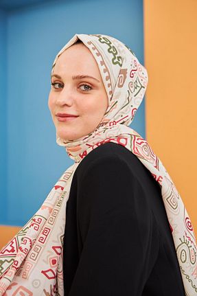 شال قرمز زنانه İpekhan - کد 762546097