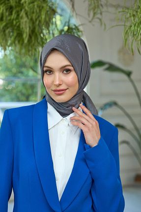 روسری طوسی İpek Vual İpekhan - کد 832686277