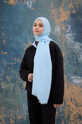 شال بژ زنانه پنبه ای İpekhan - کد 889379947