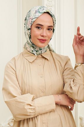 شال سفید زنانه پنبه ای İpekhan - کد 446689186