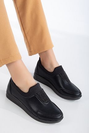 کفش کلاسیک مشکی زنانه چرم مصنوعی BERASHOES - کد 889392263