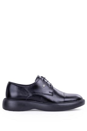 کفش آکسفورد قهوه ای مردانه چرم خالص Pierre Cardin - کد 882395704