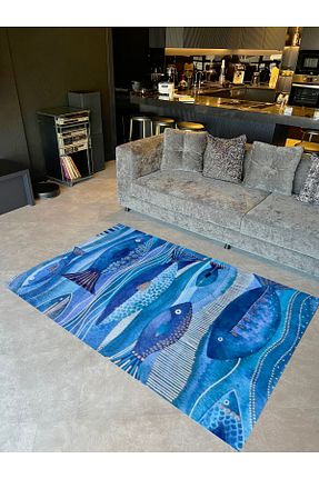 فرش رنگی قابل شستشو Rugs Modern Halı - کد 889407369