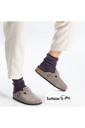 دمپائی قهوه ای زنانه جیر Lemoors - کد 799815154