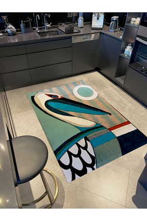 فرش رنگی قابل شستشو Rugs Modern Halı - کد 889411007