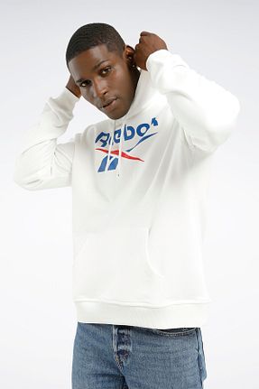 سوئیشرت سفید مردانه ساده Reebok - کد 782158571