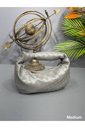 کیف دستی طوسی زنانه سایز متوسط LEAUDER WOMEN - کد 889439188
