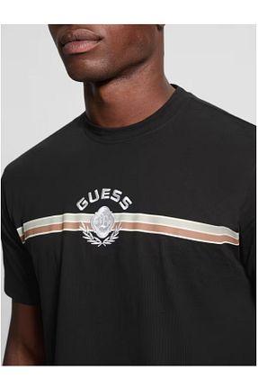 تیشرت مشکی مردانه Relaxed Guess - کد 889440255