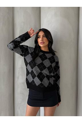 پلیور مشکی زنانه Baklava Lusin - کد 889436400