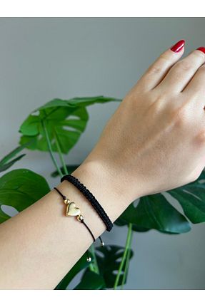 دستبند جواهر مشکی زنانه مروارید modernist - کد 889496661