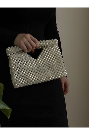 کیف مجلسی بژ زنانه vivozza - کد 886620580
