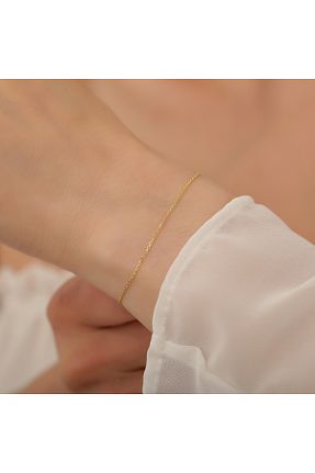 دستبند نقره زرد زنانه 925 عیار Marylebone Silver - کد 889513137