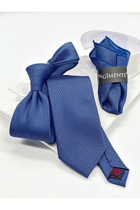 کراوات سرمه ای مردانه پلی استر Gutiero - کد 889551233