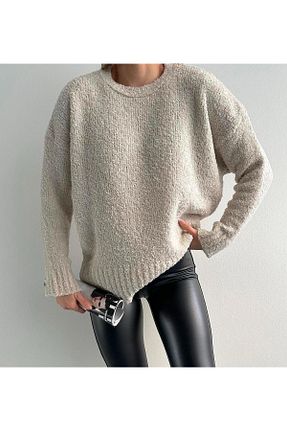 پلیور طوسی زنانه ساده Butik - کد 888700991