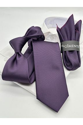 کراوات بنفش مردانه پلی استر Gutiero - کد 889551080