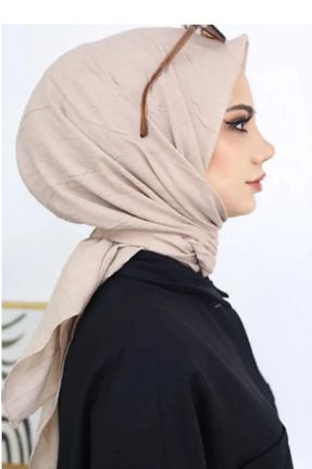 روسری طوسی پنبه ای Melodi Scarf - کد 889565205