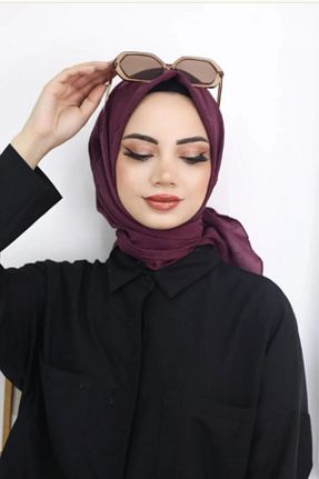 روسری بنفش پنبه ای Melodi Scarf - کد 889565217