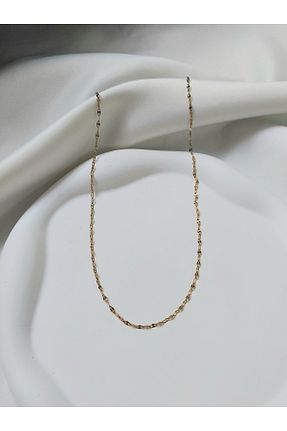 گردنبند استیل ( فولاد ) طلائی مردانه استیل (فولاد) Alexis Carrel - کد 889589720