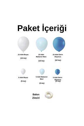 ریسه بادکنک Ata Parti Dünyası - کد 836982250