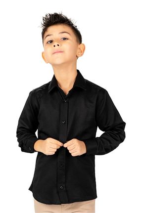 پیراهن مشکی بچه گانه اسلیم SENİOR - کد 890442329