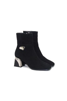 بوت / نیم بوت مشکی زنانه چرم خالص Gizzelli shoes - کد 887719271