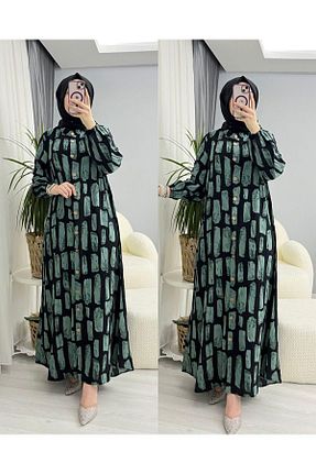 لباس حجاب خاکی زنانه رگولار Blackmods - کد 889656031