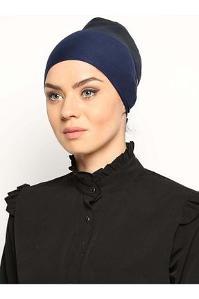 کلاه شنای حجاب سرمه ای زنانه Ecardin - کد 72263424